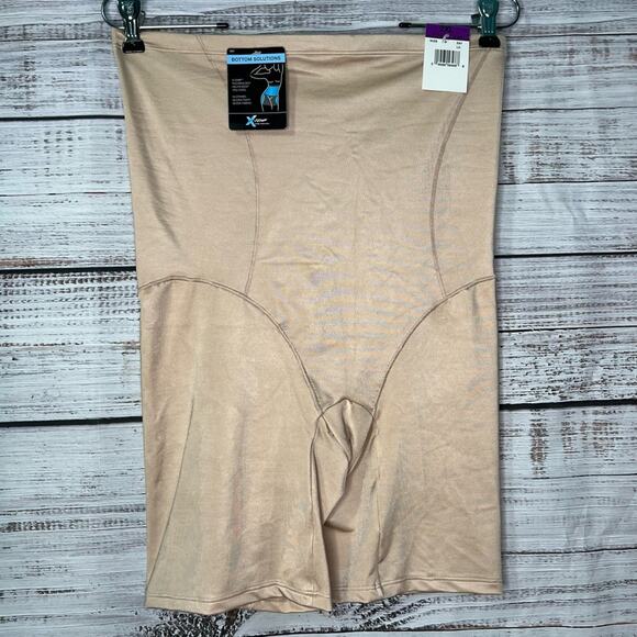 Bali High Waist Thigh Slimmer With Cool Comfort Fabric 2X - Picture 1 of 7